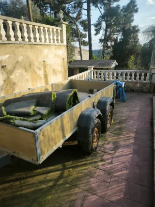 Remolque largo doble eje