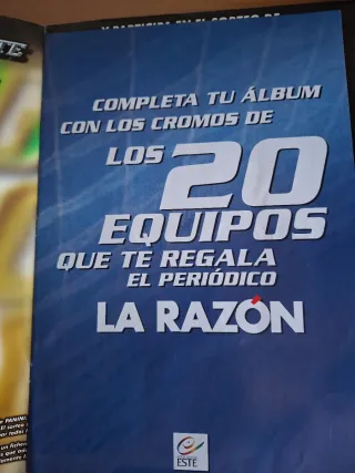 Álbum LIGA 2003-2004 Cromos Oficial