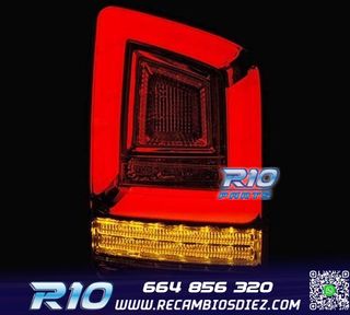 PILOTOS VOLKSWAGEN VW T6 TRANSPORTER 15-19 LED DINÁMICO ROJ