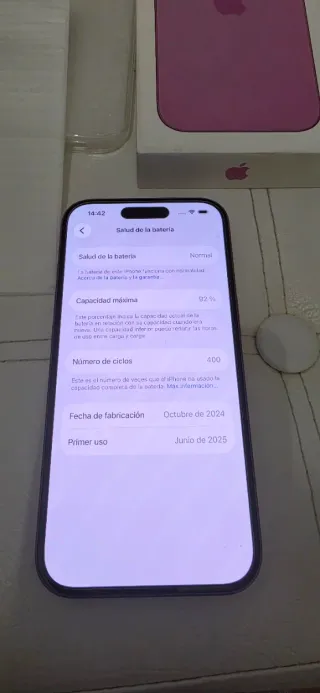 iPhone 16 Rosa 128GB Impecable SOLO HOY