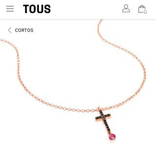 Collar motif cruz de Tous
