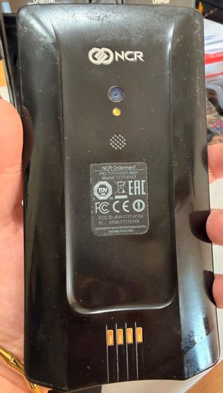 NCR Ordenman 7 PDA con MSR, cargadores y baterías