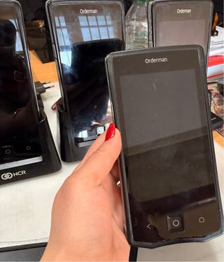 NCR Ordenman 7 PDA con MSR, cargadores y baterías