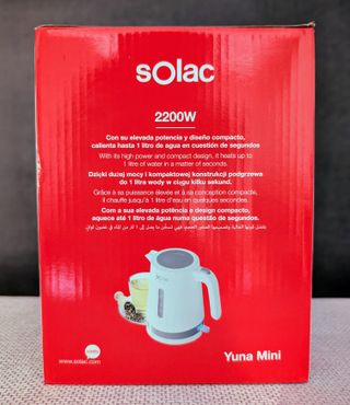HERVIDOR ELÉCTRICO SOLAC YUNA MINI 1L 2200W