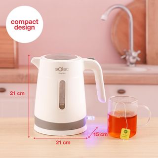 HERVIDOR ELÉCTRICO SOLAC YUNA MINI 1L 2200W