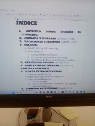 Convenio de Trabajo de Técnico de Laboratorio