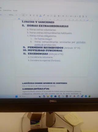 Convenio de Trabajo de Técnico de Laboratorio