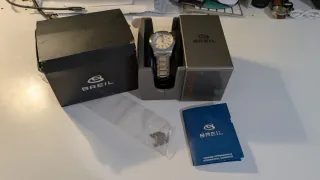 Reloj Breil Plata y Blanco