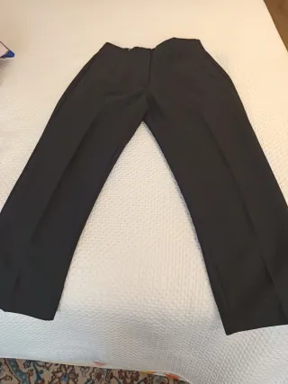 Calças Zara cintura subida XL pretas