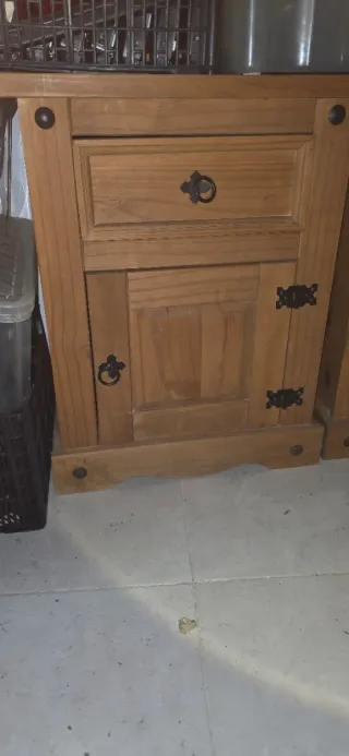 Mesitas de noche de madera