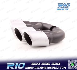 COLAS ESCAPE PORSCHE CAYENNE V8 GTS TURBO S 10-14 PLATA MATE