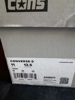 Zapatillas Converse Hombre Blancas y Verdes