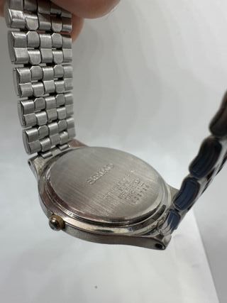Reloj Seiko Zafiro Dos Tonos Oro y Plata