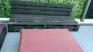 Palets Chillout negro