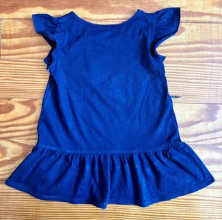 Camiseta Gap volantes azul marino