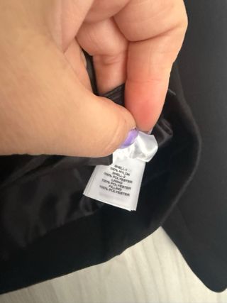 Piumino donna nero taglia L