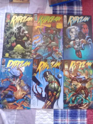 números de la serie limitada de cómics Ripclaw 1-6