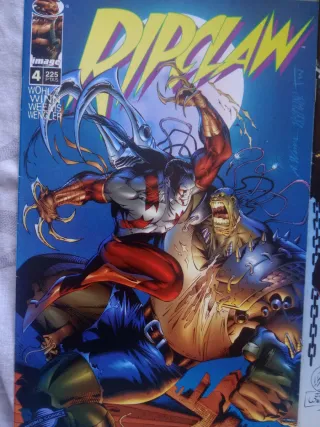 números de la serie limitada de cómics Ripclaw 1-6