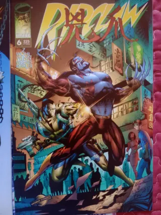 números de la serie limitada de cómics Ripclaw 1-6