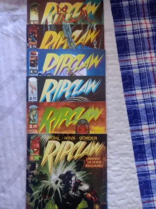 números de la serie limitada de cómics Ripclaw 1-6