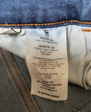 Pantalón vaquero de hombre de G-Star Raw (W29/L30)