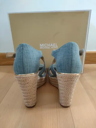 Sandalias Cuña Michael Kors Denim