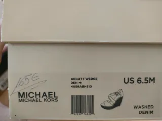 Sandalias Cuña Michael Kors Denim