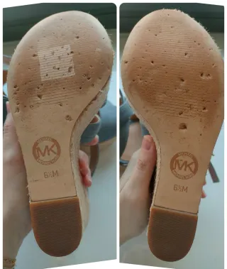 Sandalias Cuña Michael Kors Denim