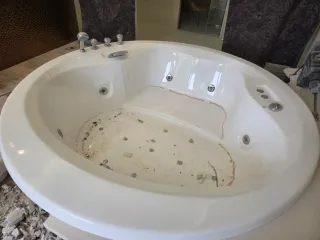 Jacuzzi blanco acrílico completo