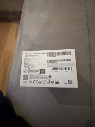 Xiaomi Redmi Note 12 Pro 5G negro 8/256gb