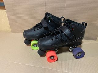 Patines Oxelo 4 Ruedas T-39 Negros