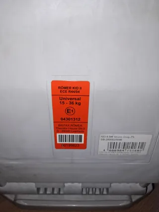 Silla coche Britax Römer niño