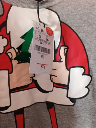 Jersey Navideño Santa Claus Talla S