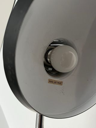 Lámpara de mesa vintage años 80