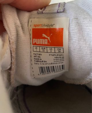 Scarpe a strappi Puma n.33