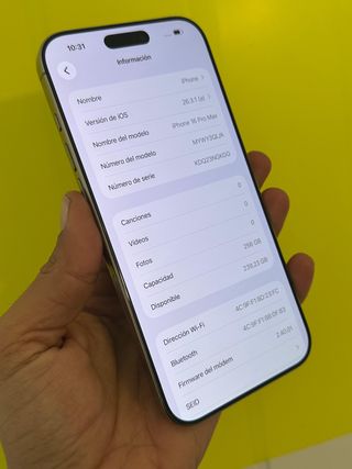iPhone 16 Pro Max 100% Batería GARANTÍA NUEVO