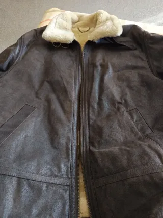 Chaqueta Aviador Troblos Talla XL Forro Polar