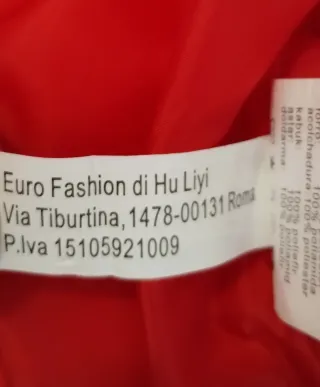 Giubbotto donna rosso