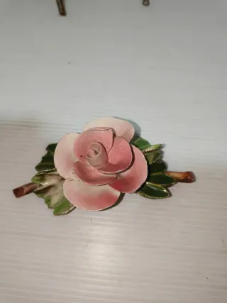 Fiori ceramica Capodimonte vintage DA RESTAURARE