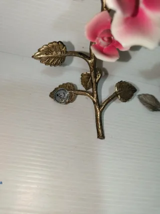 Fiori ceramica Capodimonte vintage DA RESTAURARE