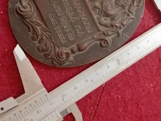 Medaglia bronzo poeta Belli Scastagnamo ar parla