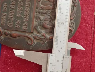 Medaglia bronzo poeta Belli Scastagnamo ar parla