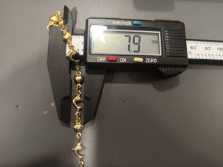 J-0825 Pulsera Oro 18K Delfines y Corazones