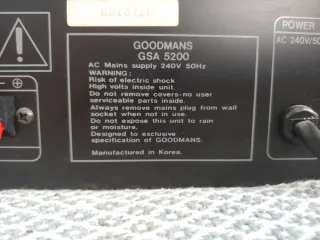 Amplificador Goodmans GSA-5200