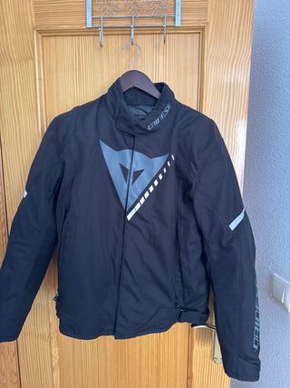 Chaqueta Dainese Moto Negra y Gris