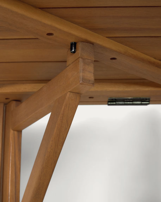 Mesa plegable balcón Amarilis madera