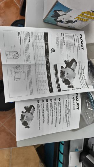 Bomba de agua automática Flojet