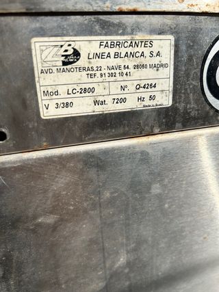 Lavavajillas industrial IMASA