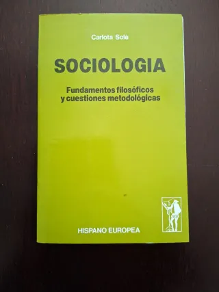 Sociología - fundamentos filosóficos y cuestion...