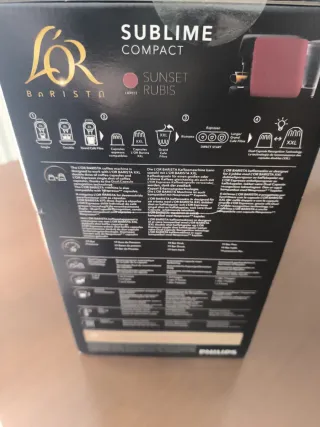 Cafetera L'OR Barista Sublime Compacta